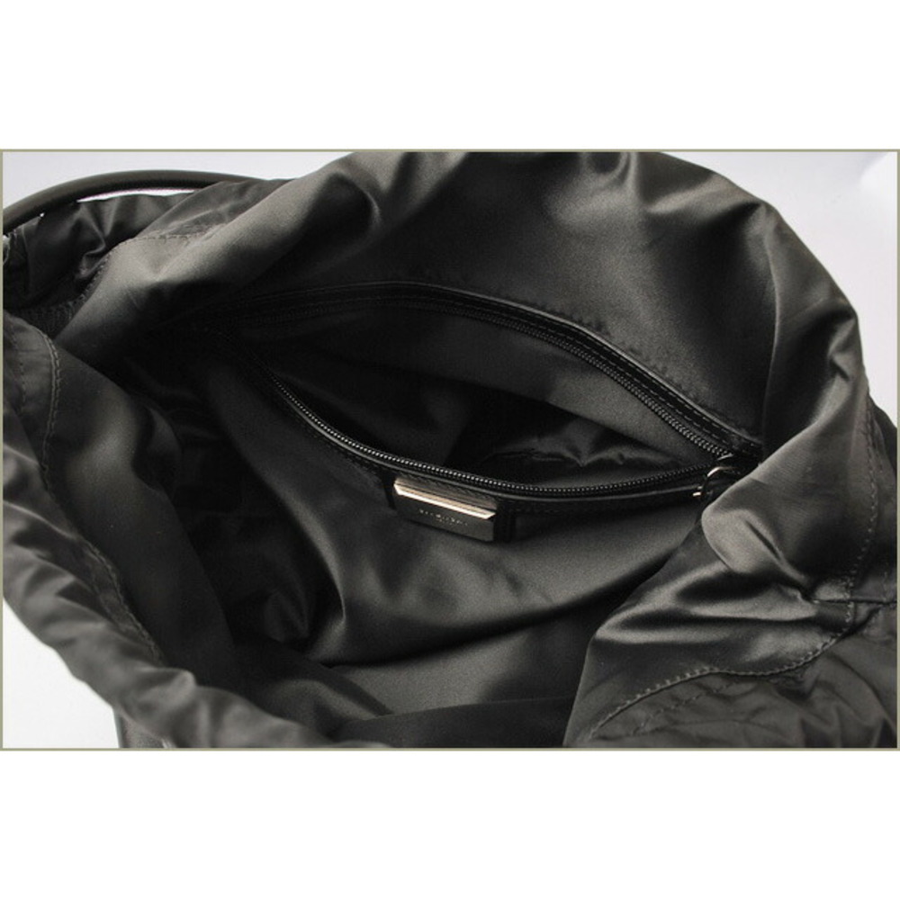 Givenchy Black Leather Drawstring Backpack - image 4